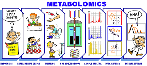 Illustration of metabolomics