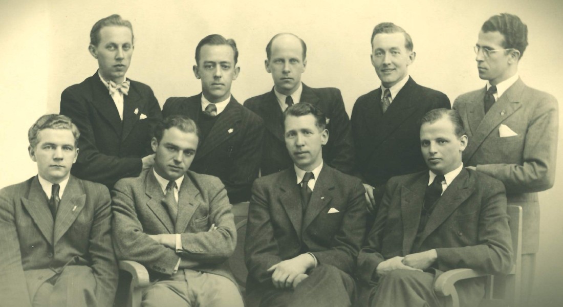 Billede af mejeribrugskandidater fra 1945