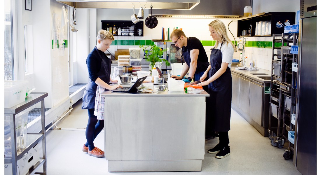 Picture of research kitchen at UCPH FOOD